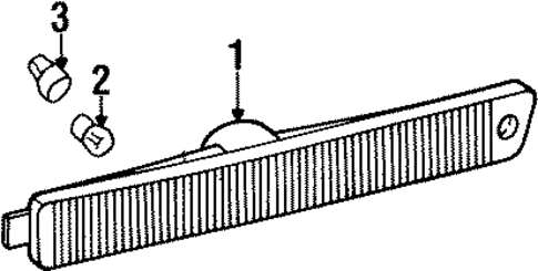 Side Marker Lamps for 1999 Saturn SL1 #0