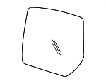 68003928AA - Body: Mirror Glass for Mopar Image