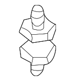 11727559515 - : Air Pump Rubber Mount for BMW: 323Ci, 323i, 325Ci, 325i, 325xi, 328Ci, 328i, 330Ci, 330i, 330xi, 525i, 528i, 530i, 540i, 740i, 740iL, M5, X5, Z3 Image