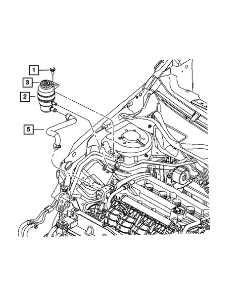Power Steering Pump for 2008 Dodge Caliber #1