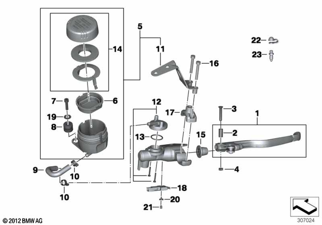 32727705874 - : Isa Screw - M5X35 A4-70 for BMW-Motorrad Image