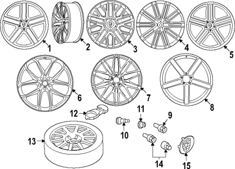 Wheels for 2020 Porsche Macan #1
