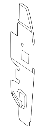 2548853000 - Body: Fender Insulator for Mercedes-Benz Image