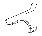 2548809300 - Body: Fender for Mercedes-Benz Image