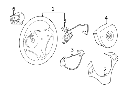 Steering Wheel & Trim for 2013 BMW 135is #1