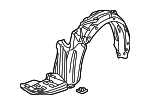74101S84A00 - Body: Fender Liner for Honda: Accord Image