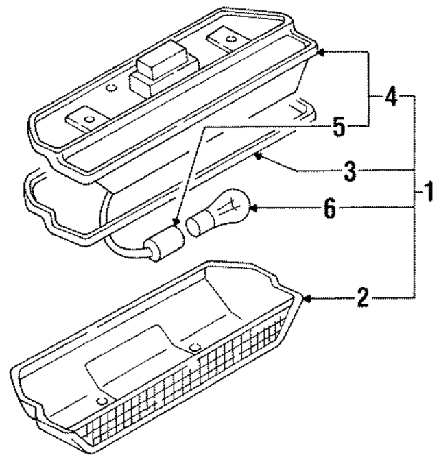 2659085M00 - : High Mount Lamp for Nissan Image
