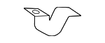 20416AN010 - Suspension: Stabilizer Bar Bracket for Subaru Image