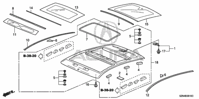 Glass Roof for 2010 Acura ZDX #0