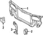 F8CZ16138AA - Cooling System: Radiator Support for Ford: Escort | Mercury: Tracer Image