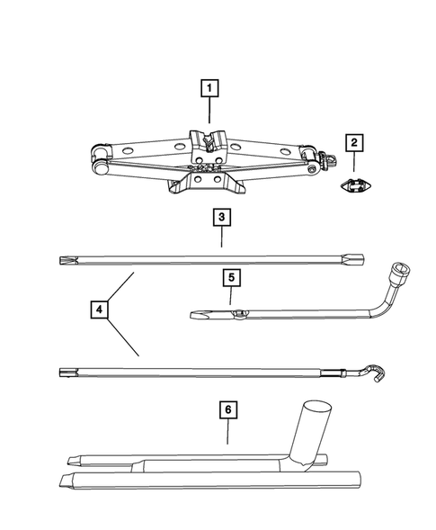 Jack Stowage for 2023 Jeep Gladiator #0