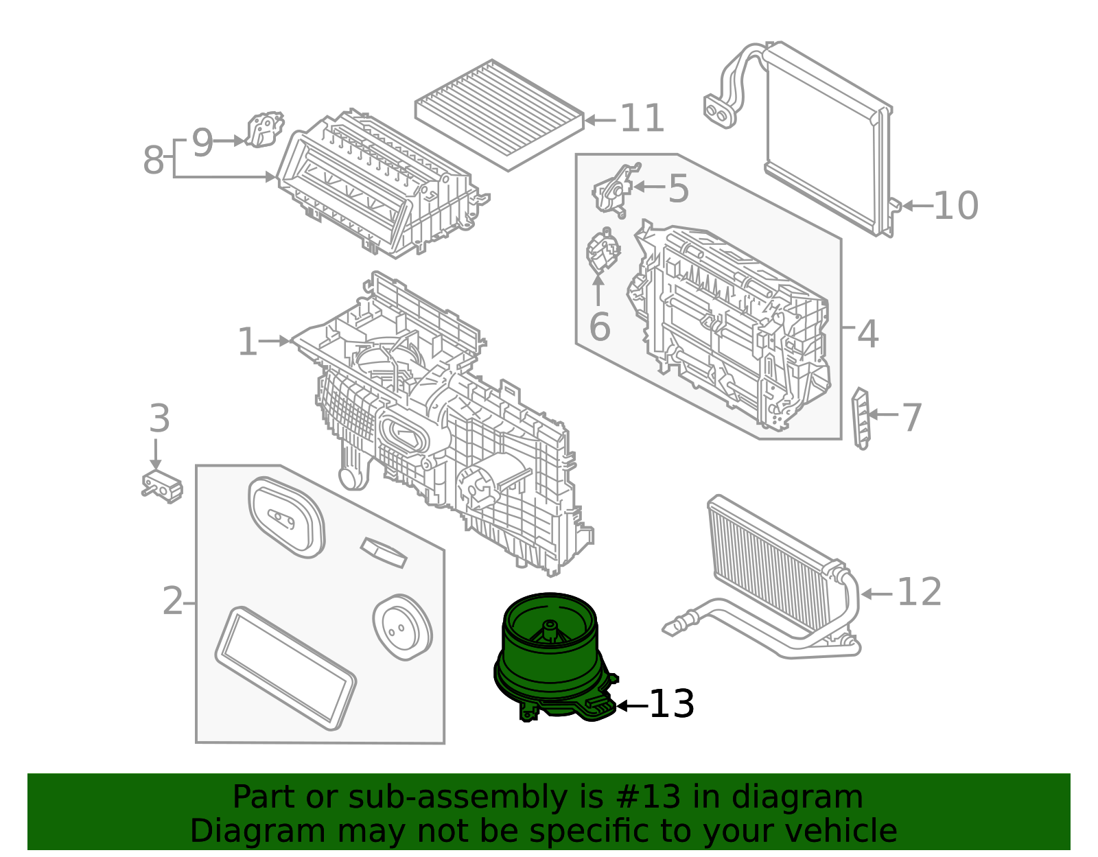 2021-2025 Ford | Blower Motor | JX6Z-19805-D | Walls' Ford Parts