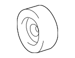 166040P010 - Cooling System: Idler Pulley for Toyota Image