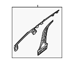 G60419N0BA - Body: Inner Pillar for Nissan: Maxima Image image