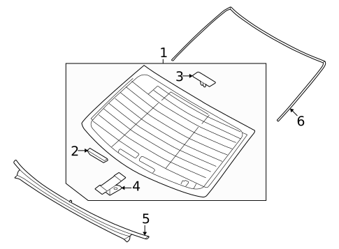 Reveal Moldings for 2023 Genesis G90 #1