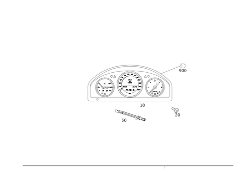Instrument Cluster for 2012 Mercedes-Benz C350 #0