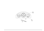 2049003300 - Electrical Equipment and Instruments: Instrument Cluster for Mercedes-Benz Image