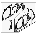 96892564 - Body: Uniside Assembly for Chevrolet: Aveo5 | Pontiac: G3 Image