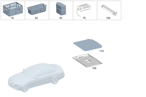Luggage/Load Compartment Equipment for 2017 Mercedes-Benz CLA45 AMG #0