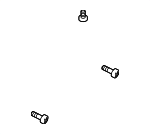 1245105163 - Body: Console Assembly Screw for Kia: Borrego, Cadenza, Carnival, EV6, EV9, Forte, Forte Koup, K4, K5, K900, Niro, Niro EV, Optima, Rio, Rio5, Sedona, Seltos, Sorento, Soul, Soul EV, Spectra, Spectra5, Stinger, Telluride Image