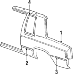 4337222 - Body: Outer Panel for Chrysler: LeBaron, Town &amp; Country | Dodge: Aries Image