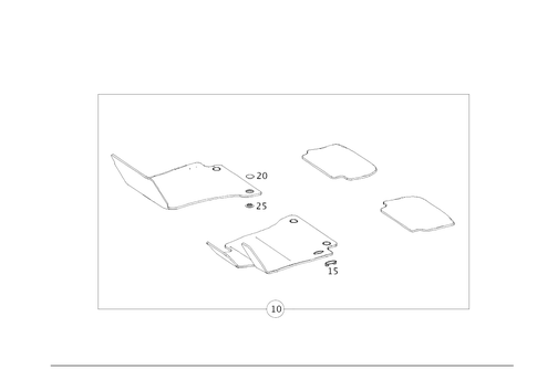 Floor Mats for 2022 Mercedes-Benz E450 #0