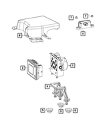 68297831AB - Electrical: Anti-lock Brake System Module for Mopar Image image