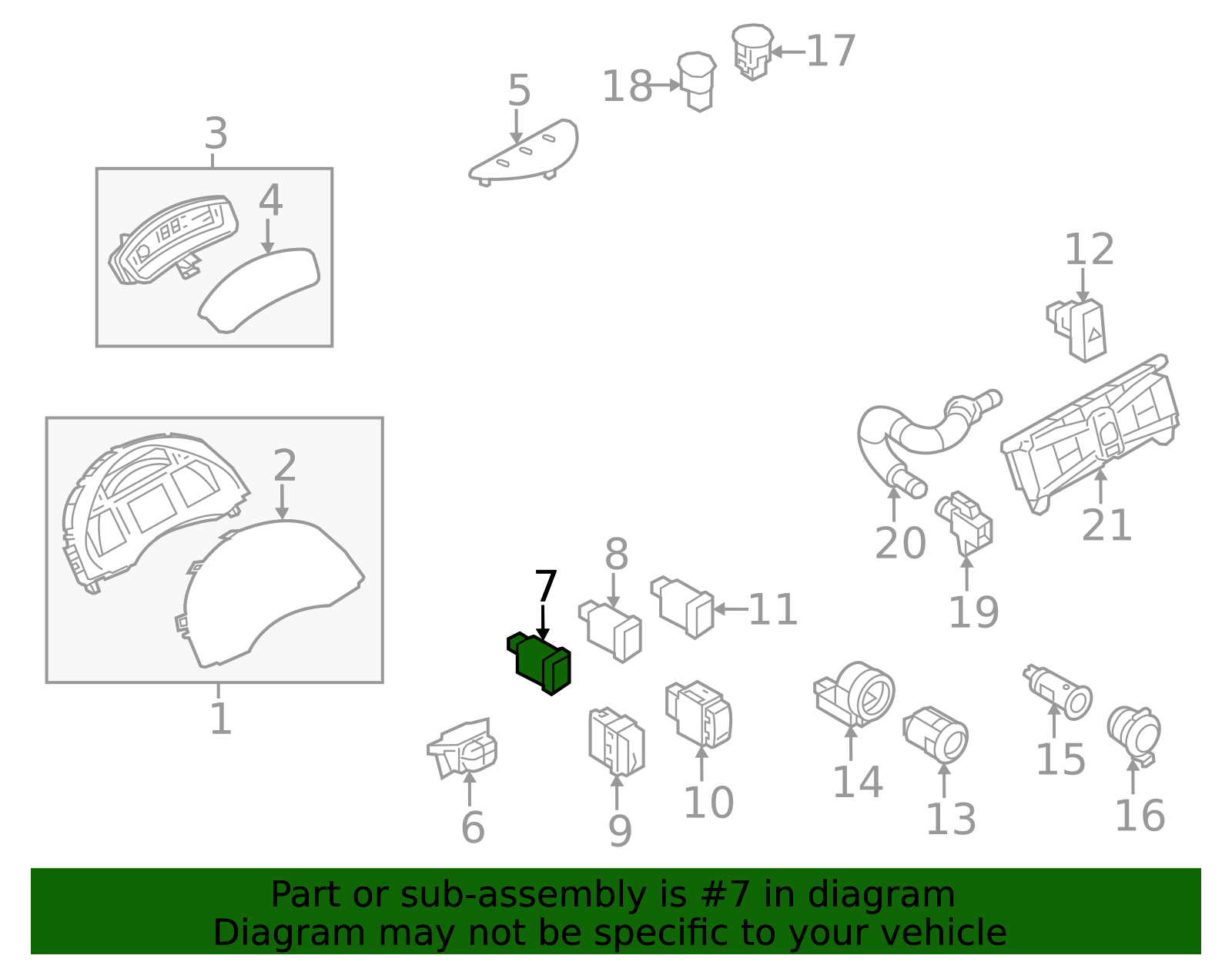 25145-1KA0A - Switch - 2011-2020 Nissan | Nissan OEM Parts Direct