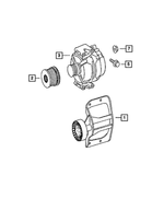 68125485AB - : Pulley for Mopar Image