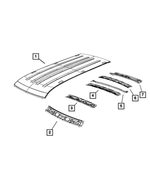 68383408AA - Body Sheet Metal Except Doors: Roof Panel for Mopar Image