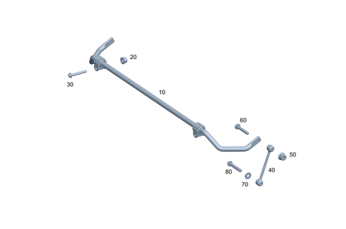 Torsion Bar, Rear for 2023 Mercedes-Benz AMG GT 63 S #0