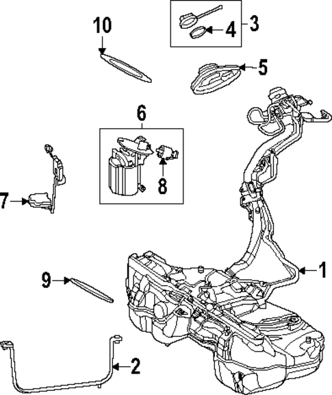 Fuel System Components for 2024 Mercedes-Benz E450 #0