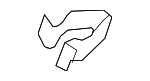 99950768101 - Body: Windshield Pillar Trim Clip for Porsche Image