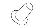 9A700698800 - Body: Windshield Pillar Trim Grommet for Porsche Image