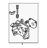 4G0980561A - Electrical: Mount Assembly for Audi: A6, A6 Quattro, A7 Quattro, RS7, S6, S7 Image