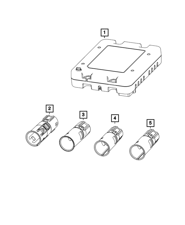 68487354AC - Electrical: Wireless Device Charger for Mopar Image