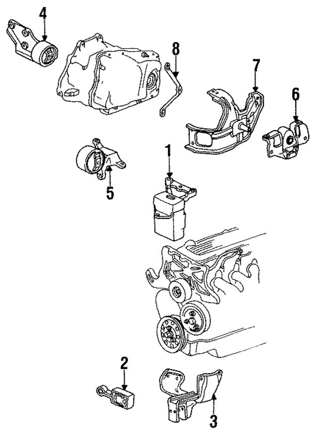 22146740 - : Motor Mount for GM Image