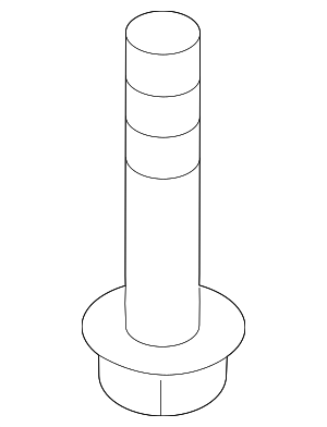 MU000760 - Suspension: Upper Control Arm Bolt for Mitsubishi: Eclipse Cross, Lancer, Outlander, Outlander PHEV, Outlander Sport Image
