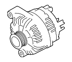12317605061 - Electrical: Alternator for BMW: 228i, 228i xDrive, 320i, 320i xDrive, 328i, 328i GT xDrive, 328i xDrive, 428i, 428i Gran Coupe, 428i xDrive, 428i xDrive Gran Coupe, 528i, 528i xDrive, M2, X1, X3, X4, Z4 Image