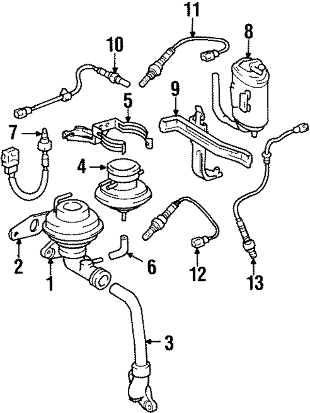 2562046061 - Emission System: Egr Valve for Lexus Image