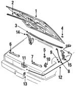 F510065A31 - Body: Hood for Nissan: Sentra Image