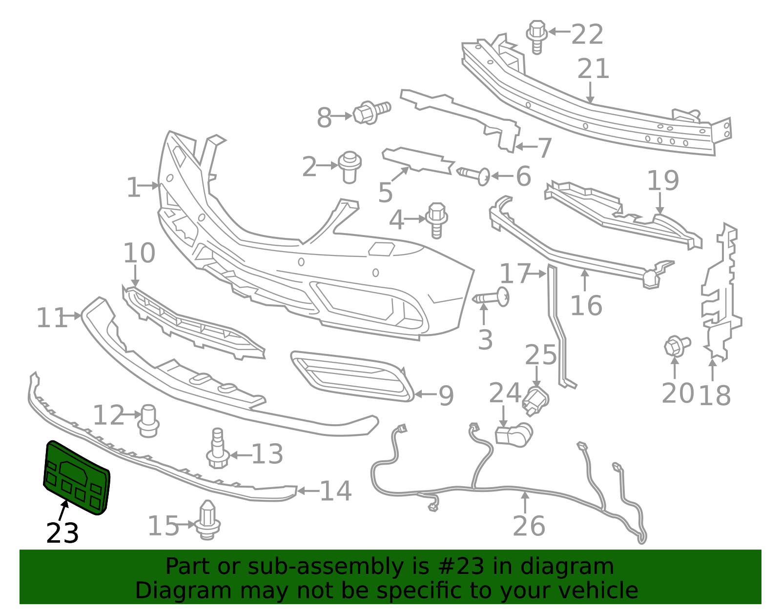 2014-2016 Acura MDX Base Front Bumper License Plate | All Discount