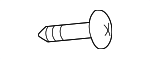 9390345380 - Body: Bumper Cover Screw for Acura Image