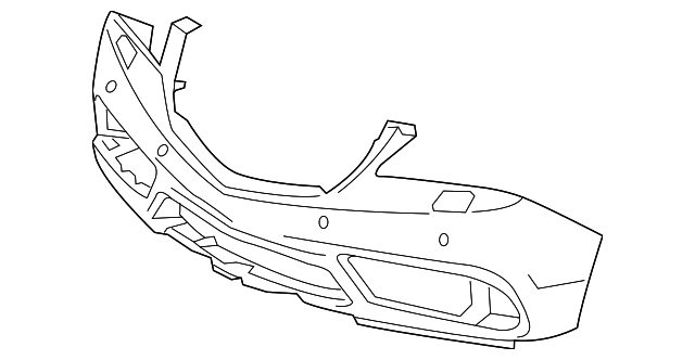 2014-2016 Acura MDX Bumper Cover 04711-TZ5-A90ZZ | OEM Parts Online
