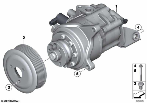Power Steering Pump for 2010 BMW 760Li #0