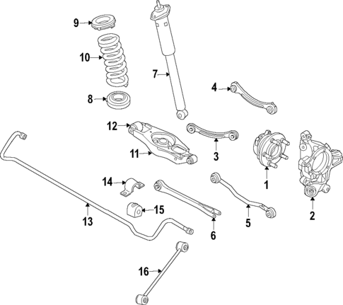 Rear Suspension for 2012 Chrysler 300 #0