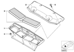 64312339891 - Heater and Air Conditioning: Set, Microfilter/Activ. Charcoal Filter for BMW Image
