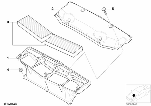 Microfilter for 2000 BMW Z8 #0