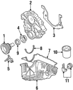 F67Z6D008BA - Engine: Heating Unit for Ford: Ranger Image