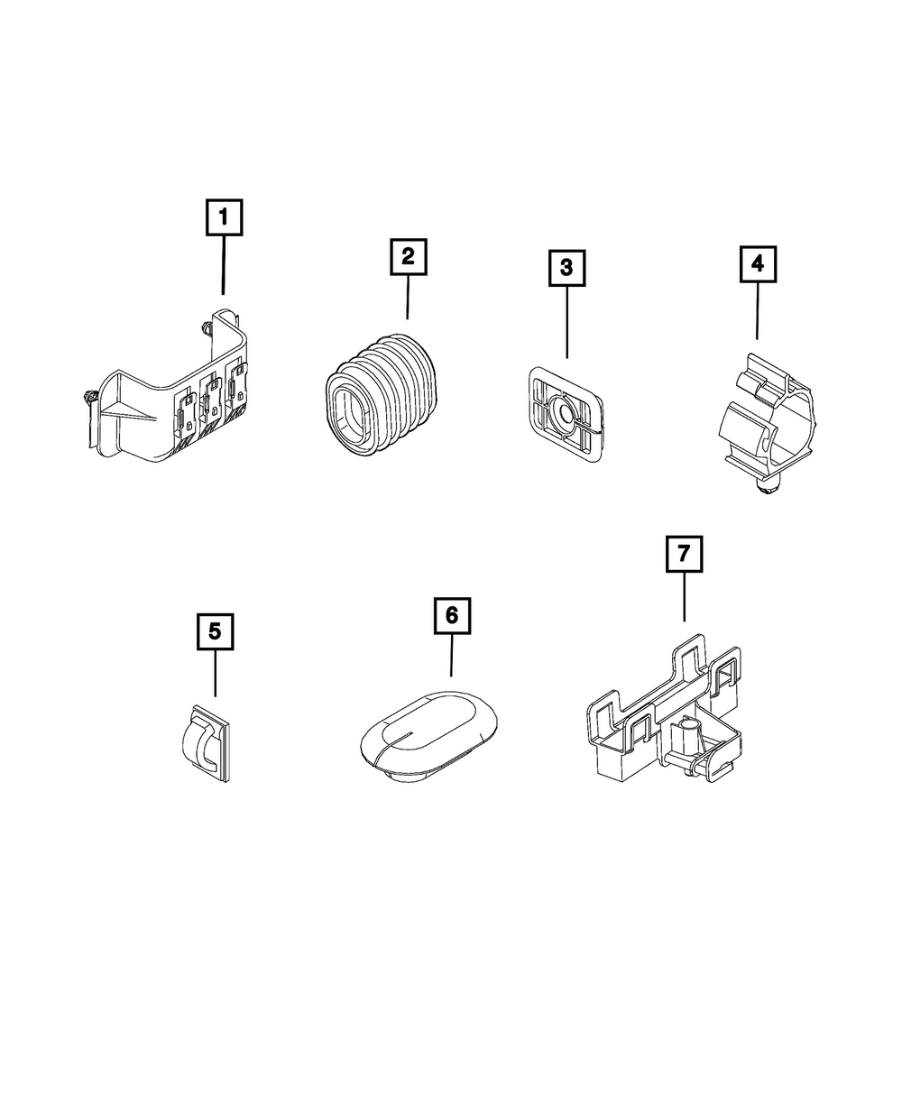 Cable Clip - Mopar (68201933AA)